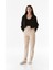3 Iplik Basic Kapüşonlu Crop Sweatshirt Hoodie 3