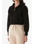 3 Iplik Basic Kapüşonlu Crop Sweatshirt Hoodie 5