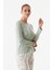 Yazı Baskılı Bisiklet Yaka 2 Li Pijama Takımı 5