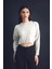 Basic Bisiklet Yaka Crop Triko Kazak 3