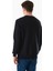 3 Iplik Kabartma Baskılı Bisiklet Yaka Sweatshirt 3