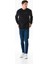 3 Iplik Kabartma Baskılı Bisiklet Yaka Sweatshirt 5