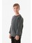 3 Iplik Sırtı Baskılı Bisiklet Yaka Erkek Çocuk Sweatshirt 5