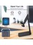 Siyah Aynalı Cep Telefonu Sabitleyici Stand Katlanabilir Ayarlanabilir Telefon Stan - MCT4281-5041 3