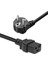 Dikdörtgen Girişli 1.8 Metre C19 Power Kablo (4767) - MCT4863-8232 1