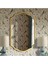 Asimetrik Duvar Aynası / Gold Çerçeveli Düzensiz Dekor Ayna / Banyo Aynası 1