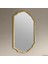 Asimetrik Duvar Aynası / Gold Çerçeveli Düzensiz Dekor Ayna / Banyo Aynası 3