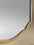 Asimetrik Duvar Aynası / Gold Çerçeveli Düzensiz Dekor Ayna / Banyo Aynası 4