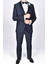 1227 Manzetti Slimfit Damatlık/lacivert/46 2