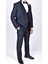 1227 Manzetti Slimfit Damatlık/lacivert/46 3