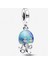 Renk Değiştiren Denizanası Sallantılı Gümüş Charm - NUR-CM00409 1