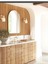 55X80 Gold Çerçeveli Asimetrik Duvar Aynası / Banyo Aynası / Dekor Aynası 3
