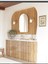 55X80 Gold Çerçeveli Asimetrik Duvar Aynası / Banyo Aynası / Dekor Aynası 5
