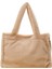 Peluş Camel Yumuşak Dokulu Tote Omuz Çantası 3