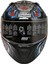 M-201 Myty Blue Güneş Vizörlü Kask (Siyah Camlı) 2