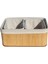 Bambu Organizer Sepet Seti 3 Lü Bambu Sepet 1