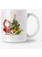 Yılbaşı Temalı Noel Baba, Çam Ağacı , Hediyeler Yeni Yıl , Christmas Hediyelik Baskılı Kupa Bardak 3
