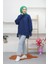 Tesettür Eteği Yırtmaçlı Basic Sweatshirt 1