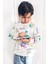 Sevimli Dinazor Desenli Uzun Kollu Erkek Çocuk Sweatshirt 1