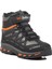 Siyah-Turuncu Unisex Cırtlı Çocuk Bot 1831 F 3