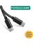 60W 3A Type-C To Type-C Çevirici Şarj ve Data Kablosu 20CM - FC892 4