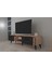 Melen 2 Çekmeceli 140 cm Tv Sehpası - Atlantik Çam / Siyah 3