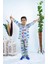 Dinozor Baskılı Çocuk Pijama Takım 1