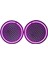 Damla 20CM Neon LED Işıklı Midrange Hoparlör Kapağı Çiftli (2ADET) Mor 1