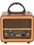 NS-8070 USB / Tf Kart / Fm Retro Taşınabilir Bluetooth Hoparlör Nostaljik Radyo 1