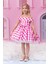 Kız Çocuk Elbise 3-7 Yaş Fuşya 2