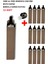 12 Adet x 1000 ml Maraska Cam Şişe+Drop Kapak+ 8X8X31.5 E-Ticaret Şişe Kutusu Seti 1