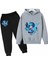 Özel Tasarım Kapüşonlu Mavi Saçlı Kız Baskılı Şardonlu Kışlık Kız Çocuk Eşofman Takımı 1