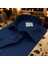 Slim Fit Dar Kesim Düz Erkek Pamuk Gömlek 2