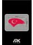 Ark Sticker Türk Bayrağı 20X10 Stıcker 1