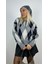 Nunu By Cozy Polo Yaka Gri Küçük Baklavalı Kolej Kazak 3