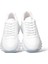 Kadın Bağcıklı Kolay Giyilebilir Mevsimlik Sneaker Spor Ayakkabı Beyaz 4