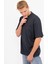 Bisiklet Yaka Baskılı Lacivert Erkek T-Shirt 6dztjg ZJ8EZ 1510 2