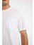 %100 Pamuk Regular Fit Bisiklet Yaka Cep Detaylı Basic Düz Kısa Kollu Tişört D4797AX24AU 5