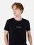 Long Fit Yuvarlak Yaka Erkek Siyah Kısa Kol Tişört Cl1066757 4
