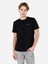 Regular Fit Yuvarlak Yaka Erkek Siyah Kısa Kol Tişört Cl1068854 1