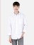 Regular Fit Shirt Neck Düz Erkek Beyaz Uzun Kol Gömlek Cl1068392 1