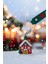 Noel Evi Yılbaşı Temalı 3D Silikon Anahtarlık 1