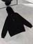 Unisex Oversize Tam Fermuarlı Kapüşonlu Sweatshirt - Yumuşak Polar Kumaş, Siyah Günlük Ceket ve Cepli Tasarım 4