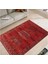 7/24 Retro Tarzı 120 x 180 Toz Barındırmaz Viskon Halı 0262-BORDO 2
