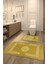 Simav Deluxe Kaymaz Taban,emici 2'li Lüks Baskılı Banyo Paspası 1