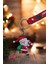 Noel Baba Yılbaşı Şeker Temalı 3D Silikon Anahtarlık 1
