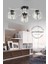 Silva 3 Lü Modern (Kristal Taşlı) Salon Yatak Odası Mutfak Genç Odası Avize 1