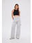 Kargo Cepli Palazzo Pantolon Oversize Kesim 1