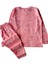 *elmp Pudra Kiraz Desen %100 Pamuk Kız Çocuk Pijama Takımı 1-9 Yaş 4011 1