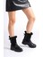 Kadın Emil Shoes İçi Kürklü Bağcıklı Bot 2